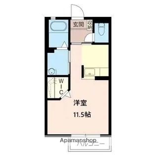 メゾングラシュー【102号室】の間取り