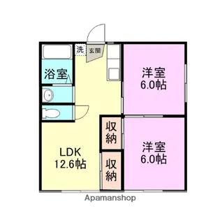 さくらスカイハイツ【1階】の間取り