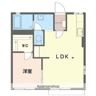 コーポくろさわ【1階】の間取り