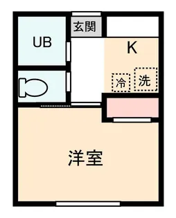 シティハイムシャトル【101号室】の間取り