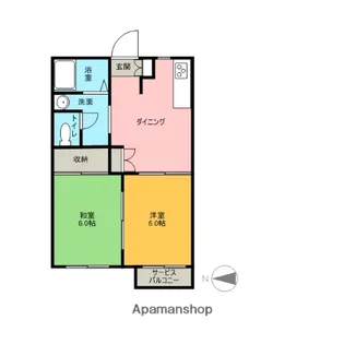 パークハイム【2階】の間取り
