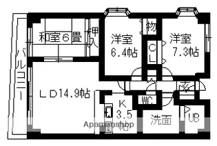 千葉県八千代市ゆりのき台5丁目【マンション】の間取り