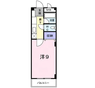 サウスフォレスト【1階】の間取り