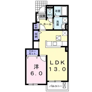 エピナールⅢ【1階】の間取り
