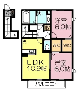 リバーサイドヒルズ【2階】の間取り