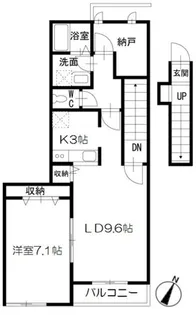 プラートフジ参番館【1階】の間取り
