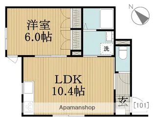 スーベニール八千代【1階】の間取り