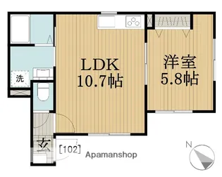 スーベニール八千代【1階】の間取り