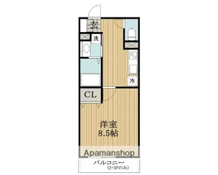 ティーズハイツ緑が丘【2階】の間取り