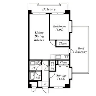 ドエル習志野台【2階】の間取り