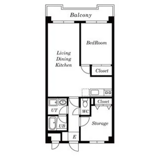 ドエル習志野台【206号室】の間取り