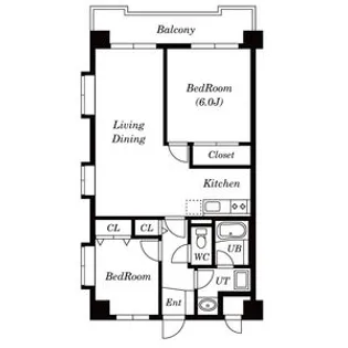 ドエル習志野台【3階】の間取り