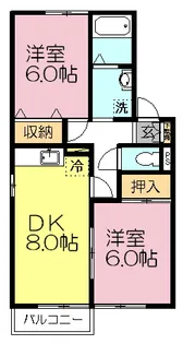 パストラル壱番館【1階】の間取り