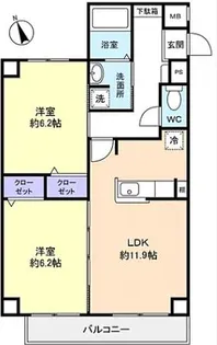 LA MIA CASA【3階】の間取り