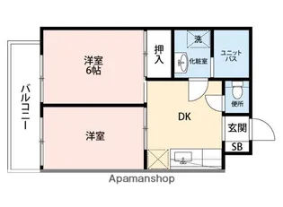 サンライト八千代台【1階】の間取り