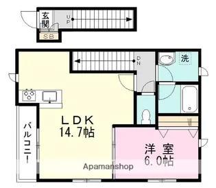 クレストステージ【2階】の間取り
