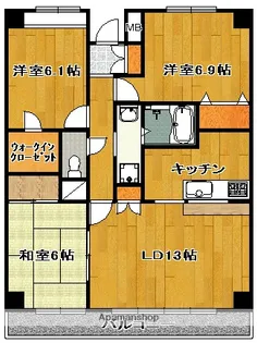 EXELSIOR【3階】の間取り