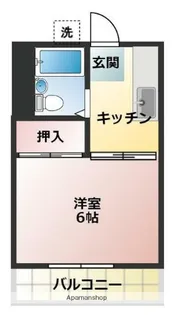 サンライズマンション【102号室】の間取り