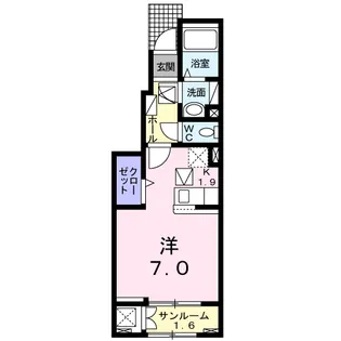 PRIMABELLE【1階】の間取り