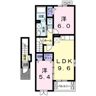 ブリッサⅠ【2階】の間取り