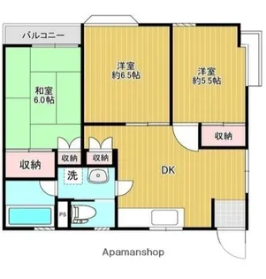勝田台マリーナハウスⅡ【1階】の間取り