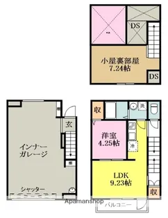 グランデュールD【2階】の間取り