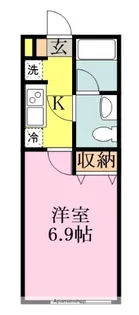 VINOSITY 勝田台【3階】の間取り