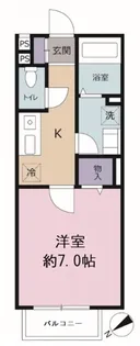 千葉県八千代市大和田新田【アパート】の間取り