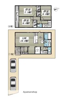 千葉県八千代市勝田台北2丁目【一戸建】の間取り