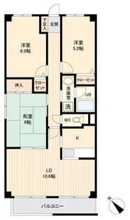 アルカンシエール(旧特優賃)【0204号室】の間取り