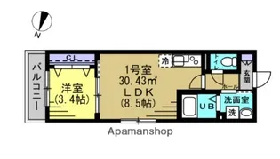 ロワール【3階】の間取り