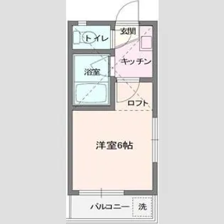 フォレスト弐番館【1階】の間取り