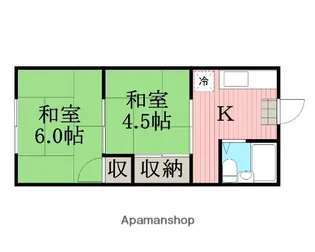 千葉県八千代市大和田新田【アパート】の間取り