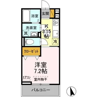 KT 5TH【1階】の間取り