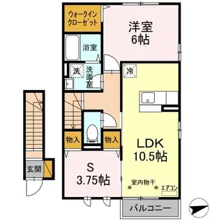 グランドソレーユⅡ【2階】の間取り