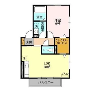 アズーリ【1階】の間取り