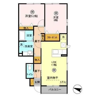 ことぶき 壱番館【1階】の間取り