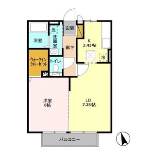 M・Yカサヴェール【2階】の間取り