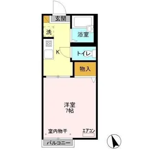 プレミールA【2階】の間取り