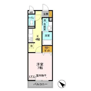 オズシティ【3階】の間取り