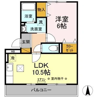 グランド・ソレーユ Ⅱ【1階】の間取り