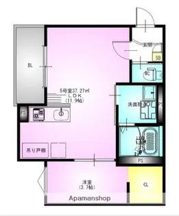 REGALEST 八千代緑が丘【305号室】の間取り