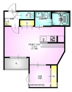 REGALEST 八千代緑が丘【203号室】の間取り