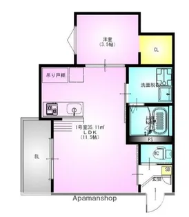 REGALEST 八千代緑が丘【301号室】の間取り