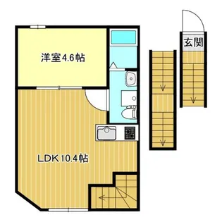 リベルテ村上【3階】の間取り