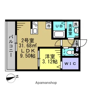 AJ八千代中央【2階】の間取り