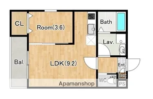 ジーメゾン八千代ノーブル【1階】の間取り