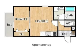 ジーメゾン八千代ノーブル【2階】の間取り