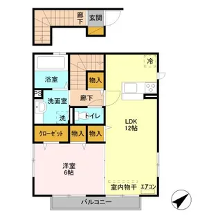 めぞん一刻館【2階】の間取り