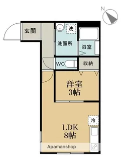 FLAT八千代村上【2階】の間取り